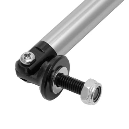 Set 2 x tije sustinere prelungire bara, argintiu, 140mm