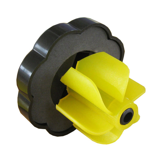 Capac universal pentru rezervor, PVC, negru cu galben