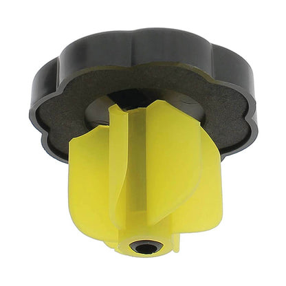 Capac universal pentru rezervor, PVC, negru cu galben