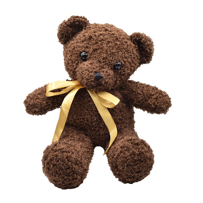 Jucarie urs de plus, 4 modele, 35 cm, funda decorativa