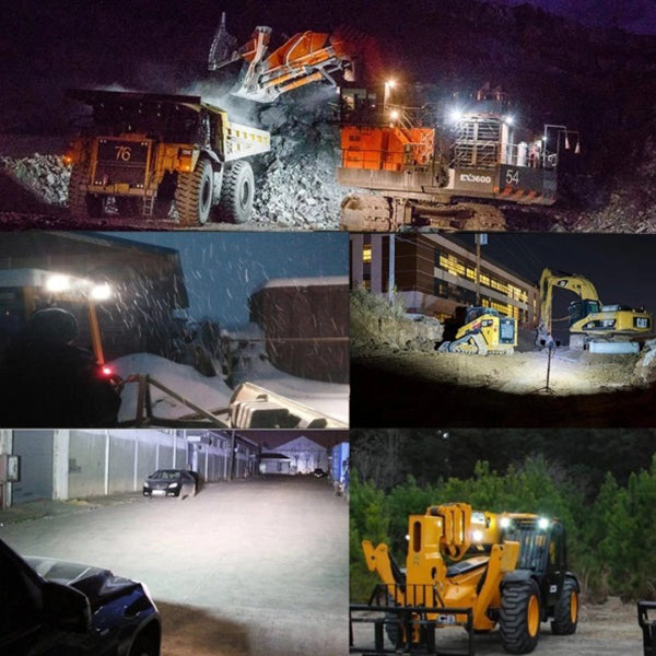 Set 2 Proiectoare auto LED, 48 LED SMD, 160W/set