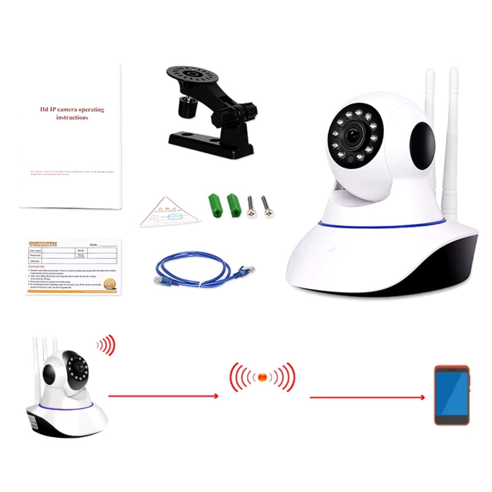 Camera de supraveghere rotativa, WIFI, 1080p, audio bidirectional