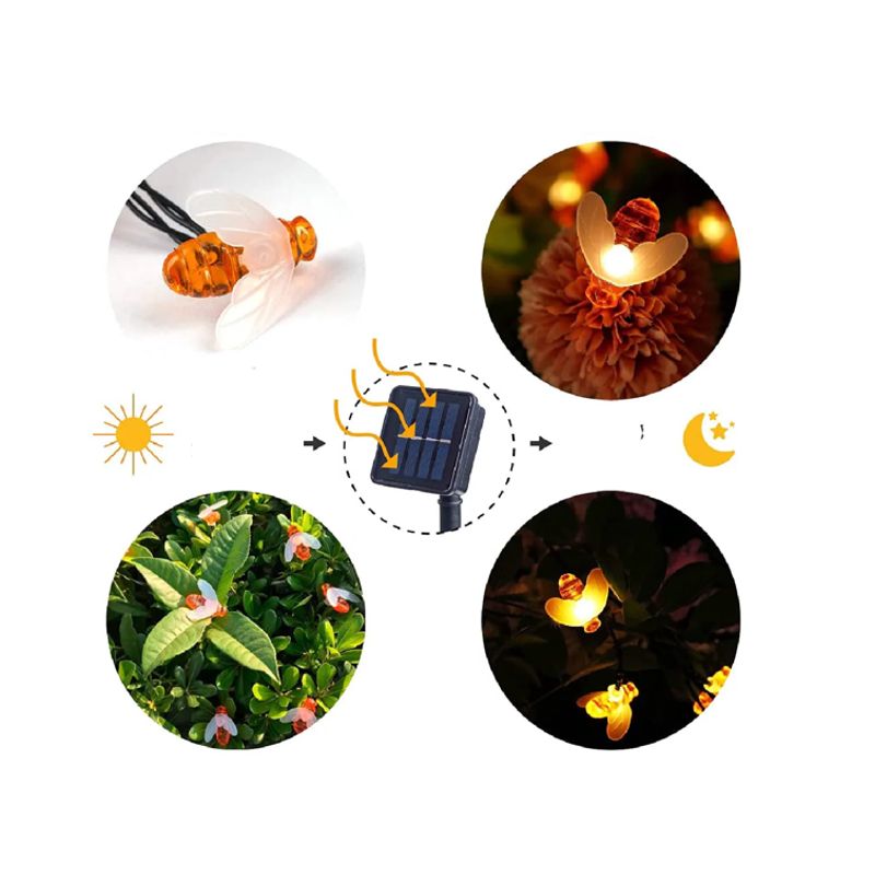 Instalatie solara albinute, 6,5 m, 50 de leduri