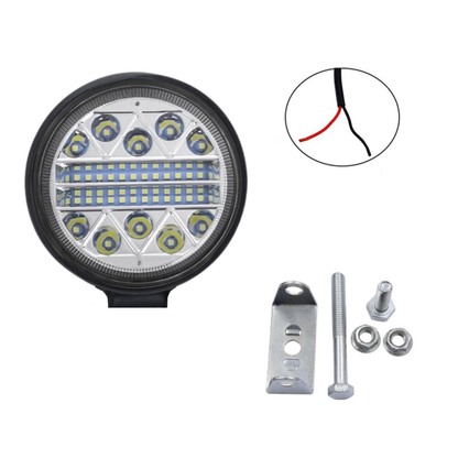 Set 2 x Proiectoare auto rotunde, 34 leduri, 102W per proiector