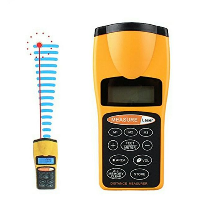 Telemetru cu laser, distanta de masurare 18 m