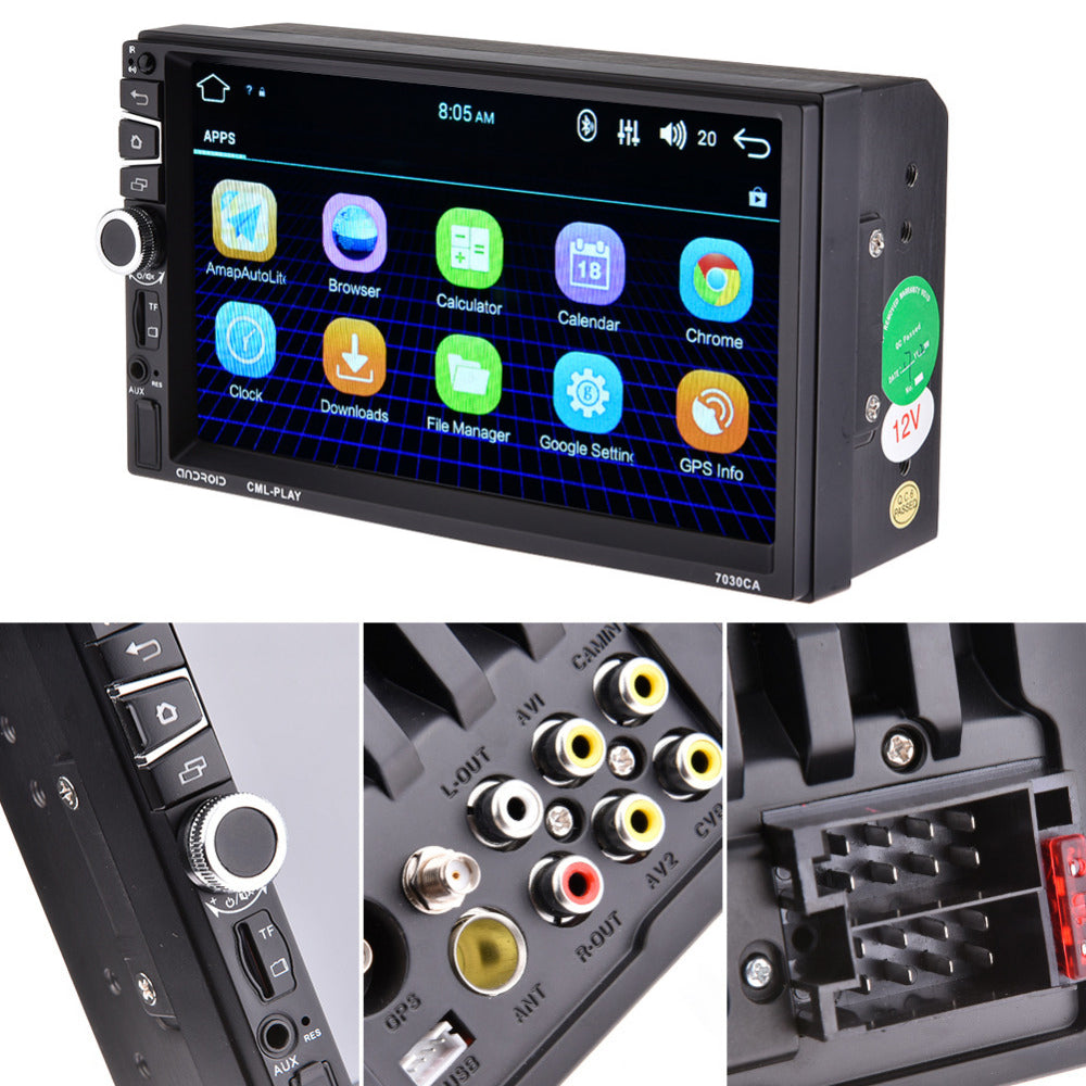MP5 Player auto 2DIN 7030CA, LCD TFT 7", BT, GPS, Mirror Link