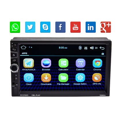 MP5 Player auto 2DIN 7030CA, LCD TFT 7", BT, GPS, Mirror Link