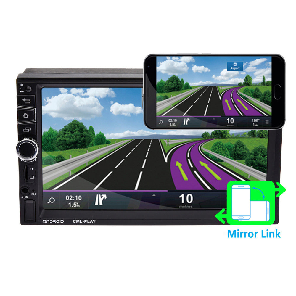 MP5 Player auto 2DIN 7030CA, LCD TFT 7", BT, GPS, Mirror Link