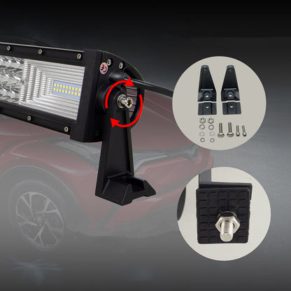 Proiector auto LED 90 SMD, suport, 388W, 53 cm, 12/24V