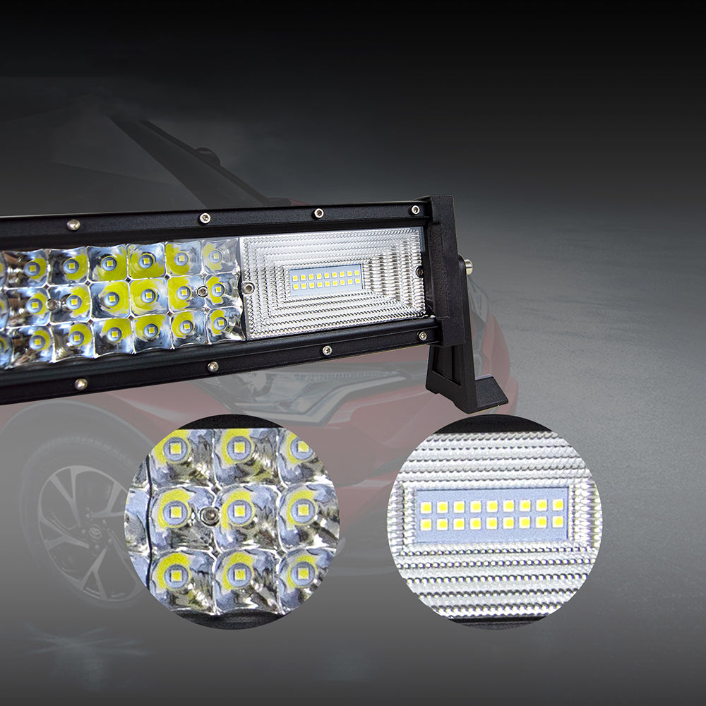 Proiector auto LED 90 SMD, suport, 388W, 53 cm, 12/24V