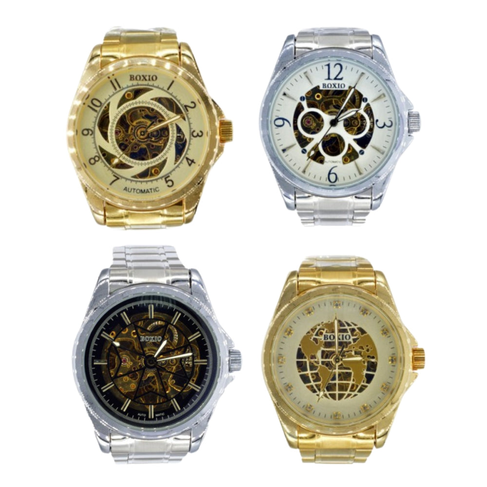 Ceas barbati Boxio Skeleton automatic diverse modele