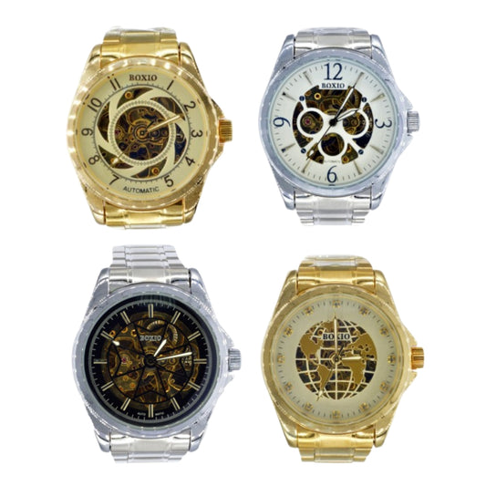 Ceas barbati Boxio Skeleton automatic diverse modele
