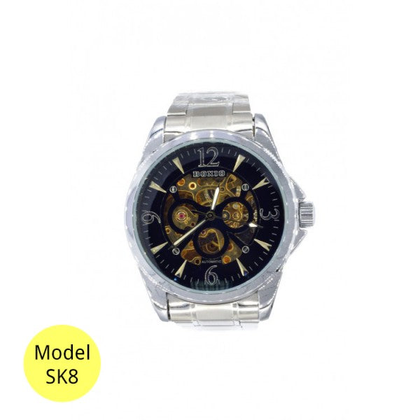 Ceas barbati Boxio Skeleton automatic diverse modele
