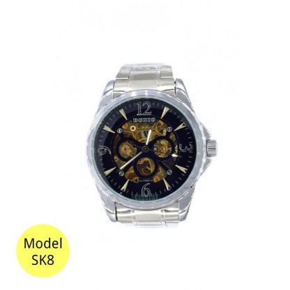 Ceas barbati Boxio Skeleton automatic diverse modele