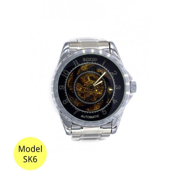 Ceas barbati Boxio Skeleton automatic diverse modele