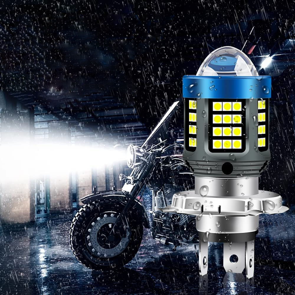 Bec H4, LED SMD, 160W, 6000k, 12/80V, lupa, doua faze