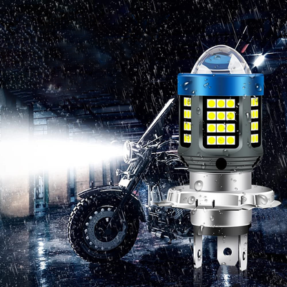 Bec H4, LED SMD, 160W, 6000k, 12/80V, lupa, doua faze