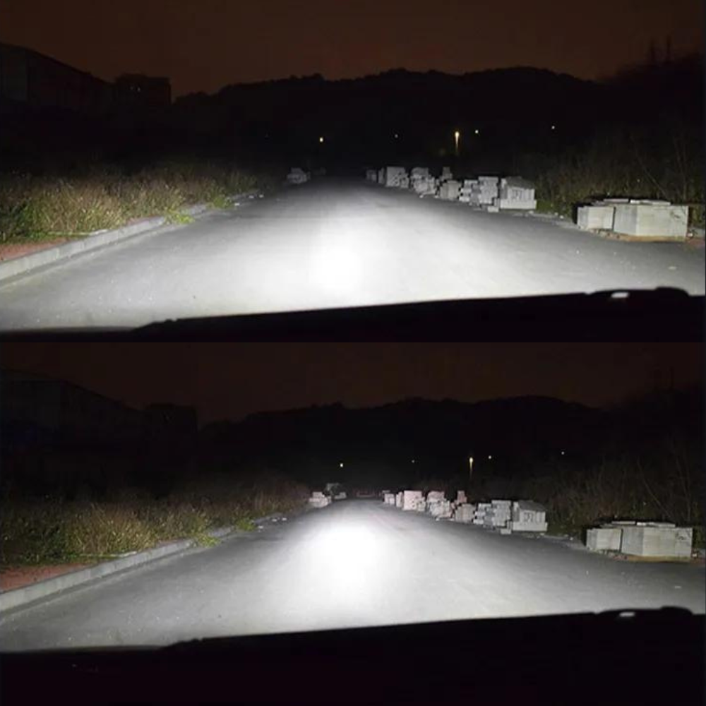 Bec H4, LED SMD, 160W, 6000k, 12/80V, lupa, doua faze