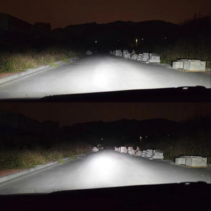 Bec H4, LED SMD, 160W, 6000k, 12/80V, lupa, doua faze