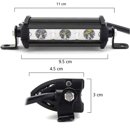 Set 2 proiectoare auto 3LED, 60W/set, 12/24V, 6000K
