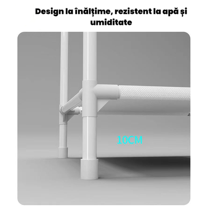 Suport tip coltar pentru haine/incaltaminte, alb sau negru