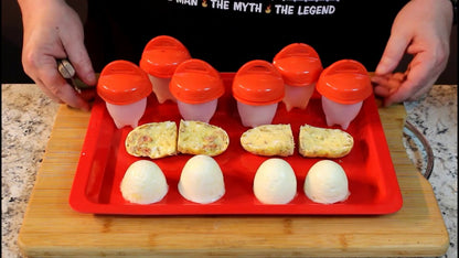 Set 6 dispozitive pentru fiert oua fara coaja