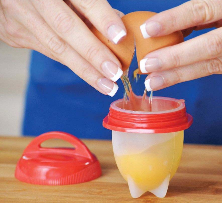 Set 6 dispozitive pentru fiert oua fara coaja