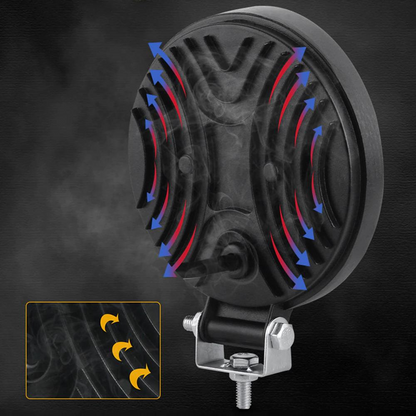 Set 2 x Proiectoare auto rotunde 24LED, 9/30V, 48W, combo