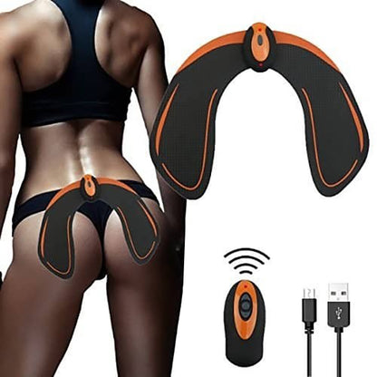 Dispozitiv EMS masaj muscular coapse, telecomanda