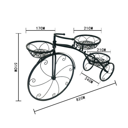 Suport ghivece design bicicleta vintage, 3 modele