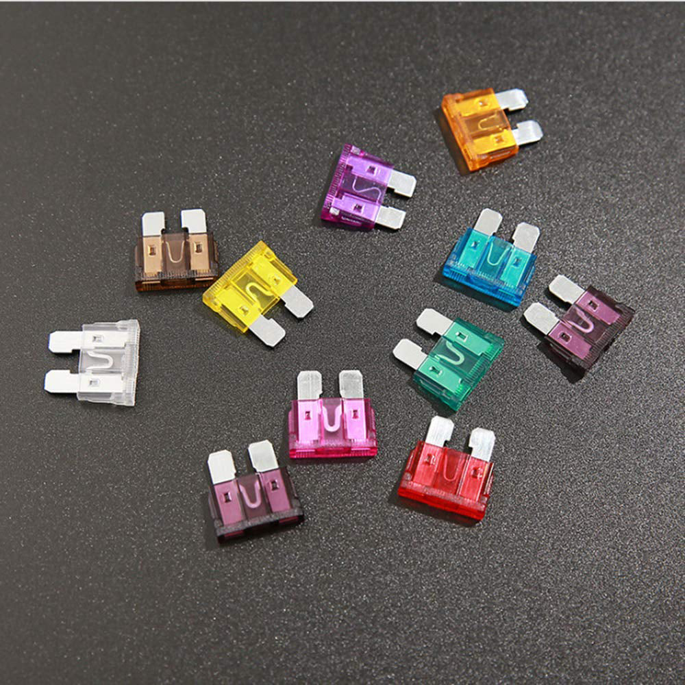 Set sigurante auto, de la 3A la 40A, 50 piese