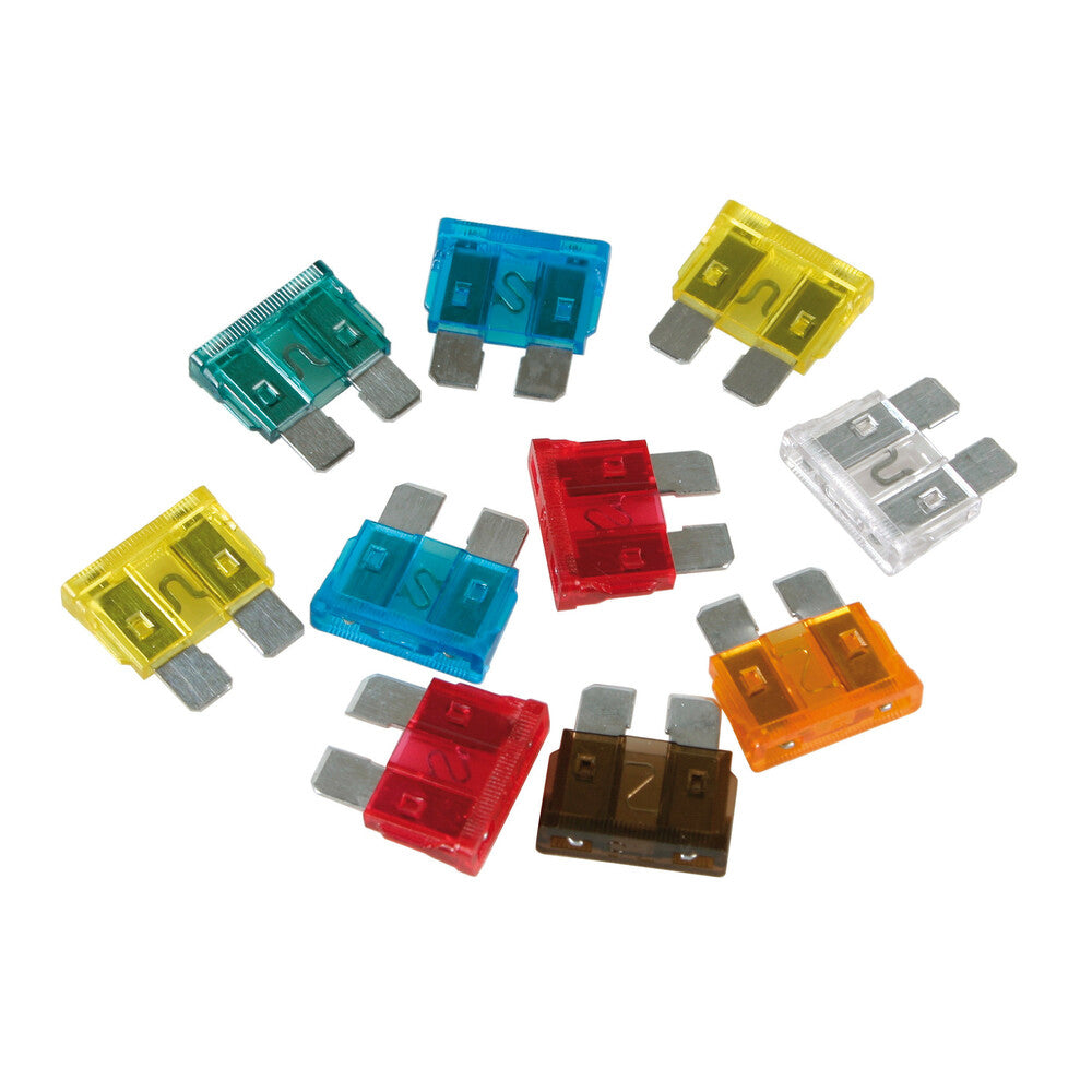 Set sigurante auto, de la 5A la 30A, 10 piese