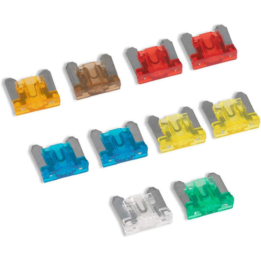 Set sigurante auto, de la 5A la 30A, 10 piese