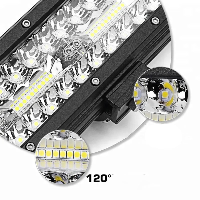 Proiector auto LED cu suport, 240W, 30.3cm