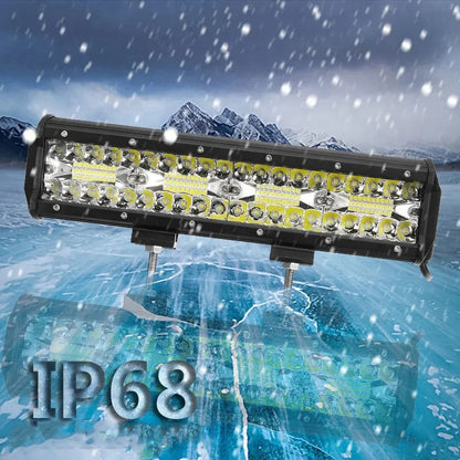 Proiector auto LED cu suport, 240W, 30.3cm