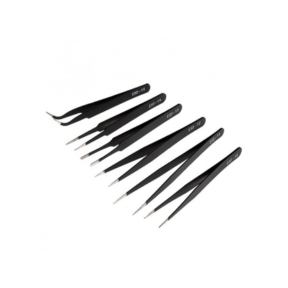 Set de 6 pensete metal, antistatice, ESD