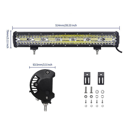 Proiector auto LED cu suport, 51.4cm, 420W