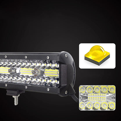 Proiector auto LED cu suport, 51.4cm, 420W