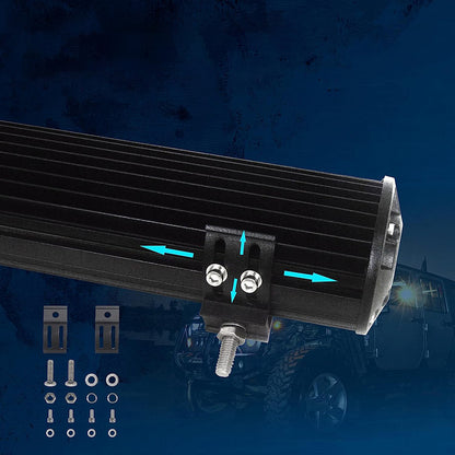 Proiector auto LED cu suport, 51.4cm, 420W