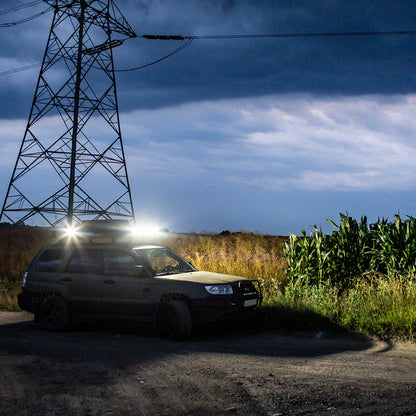 Proiector auto LED cu suport, 87cm, 720W