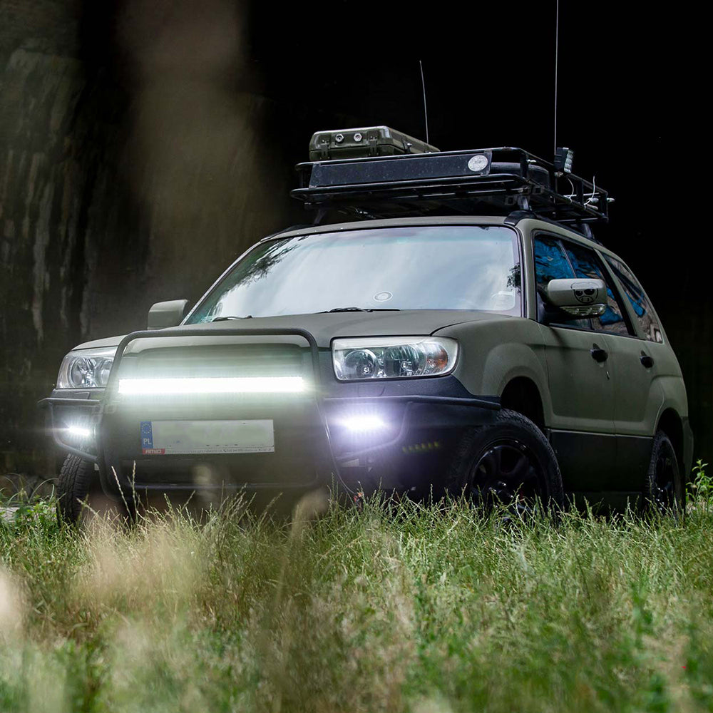 Proiector auto LED cu suport, 87cm, 720W