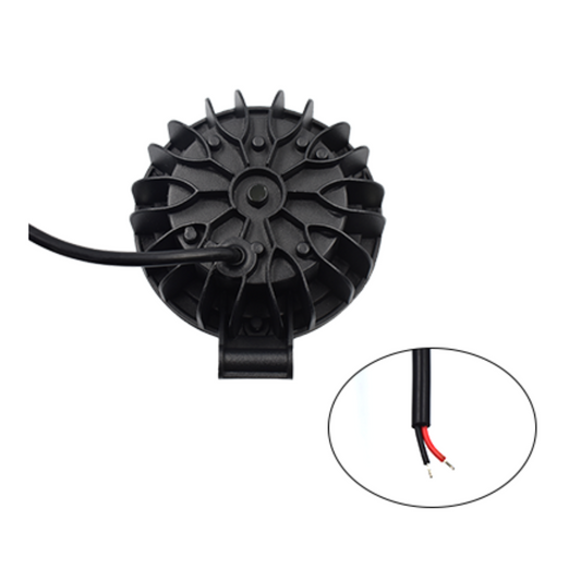 Proiector auto/moto 3LED, 30W, 10/30V, 6000K, lupa, rotund