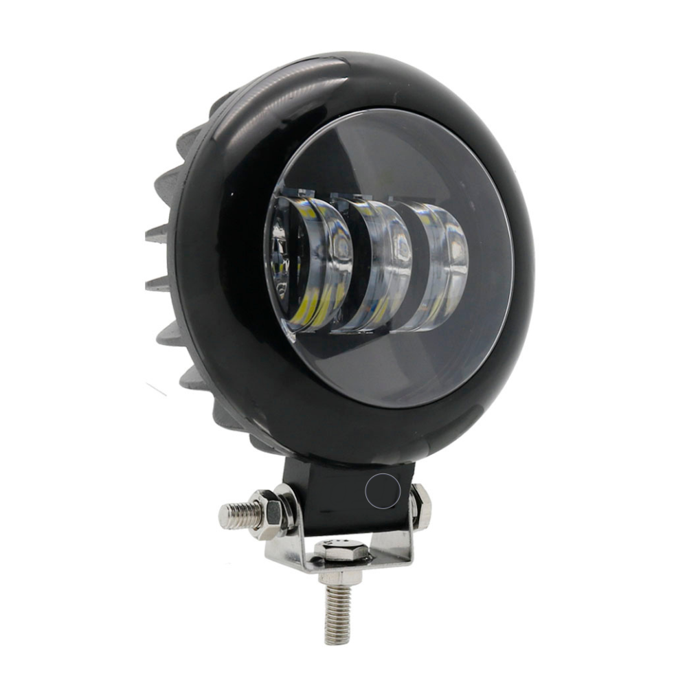 Proiector auto/moto 3LED, 30W, 10/30V, 6000K, lupa, rotund