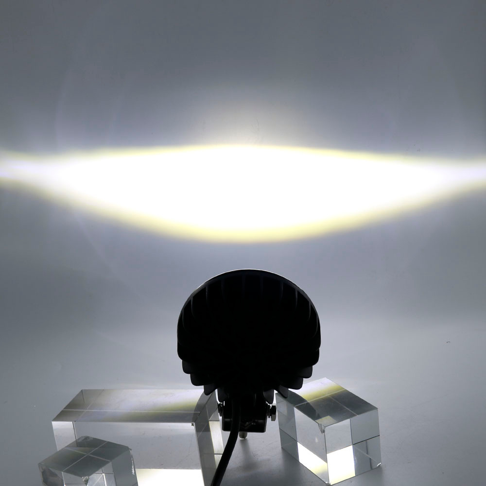 Proiector auto/moto 3LED, 30W, 10/30V, 6000K, lupa, rotund