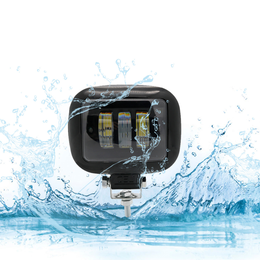 Proiector auto/moto 3LED, 30W, 10/30V, 6000K, lupa