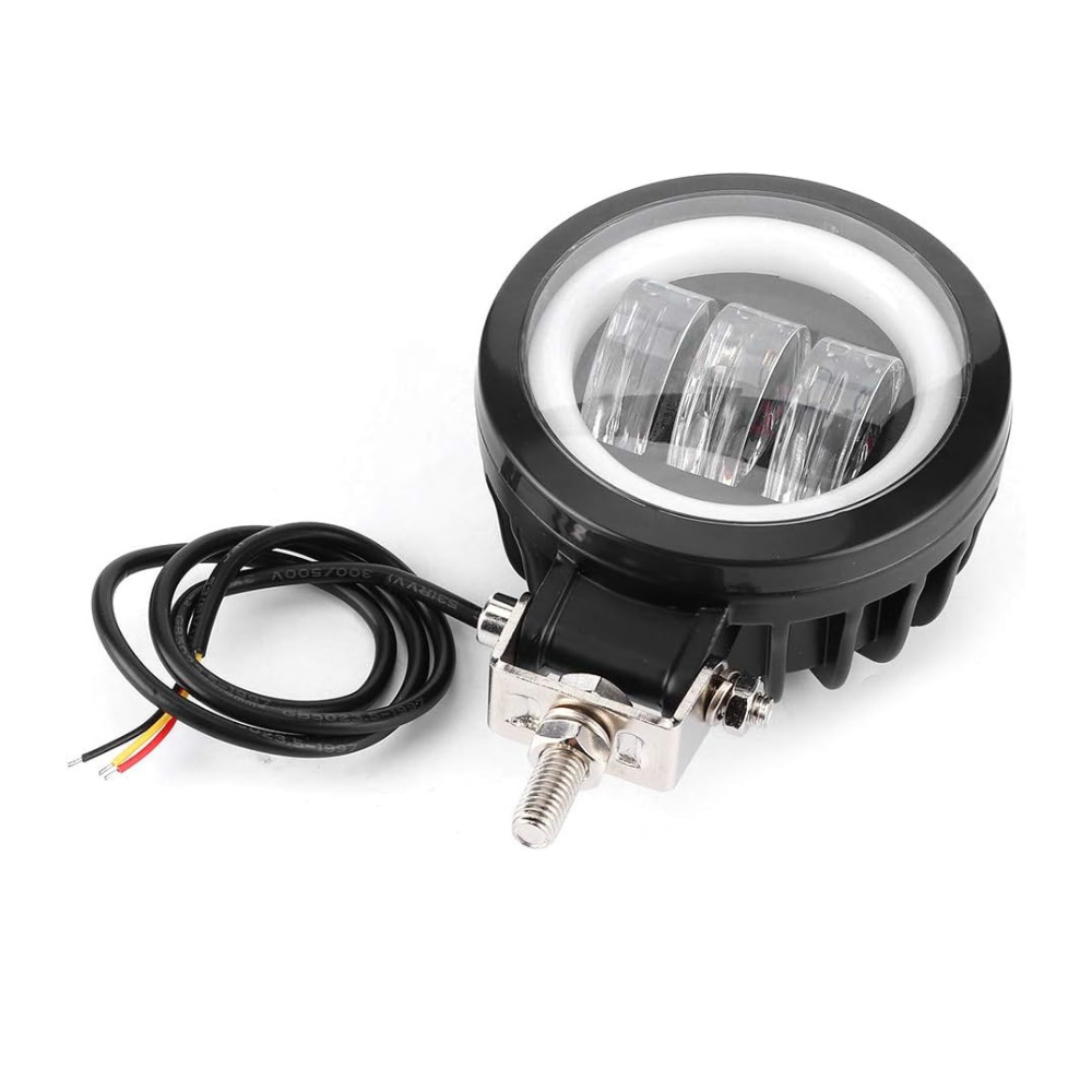 Proiector auto 3LED 80W, stroboscop, 10/30V, lumina alba/albastra