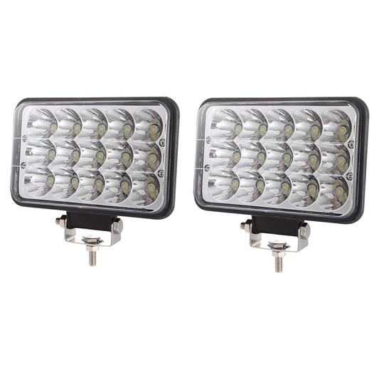 Set 2 Proiectoare Auto, 180W/set, 10/30V, 15LED, alb rece