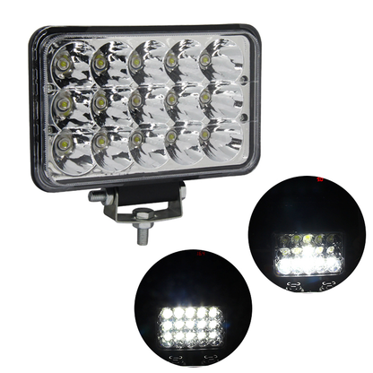 Set 2 Proiectoare Auto, 180W/set, 10/30V, 15LED, alb rece
