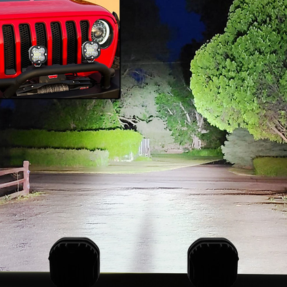 Set 2 x proiectoare auto LED 66W/proiector, 10/30V