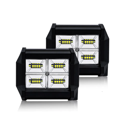 Set 2 x proiectoare auto LED, 96W/set, 3 inch, 10/30V